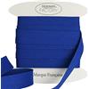 designers-factory Nastro sbieco in cotone piegato, disponibile in molti colori - Nastro sbieco in cotone - facile da cucire e ideale per rifinire le vostre creazioni (circa 10 metri, blu reale)