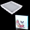Zayookey Stampo a Quadrato in Resina per Colata Stampo in Silicone Epossidico di Cristallo Campioni per Fai Da Te Cornici Foto Sottobicchiere in Resina Sapone Resin Mold (21,6x21,6cm)