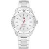 Tommy Hilfiger Orologio con Movimento al Quarzo a Tre Lancette per i Giovani con Cinturino in Acciaio InossidabileArgentato - 1720051, Silver