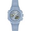 Lacoste Orologio Quarzo Multifunzione Analogico-Digitale da Donna Collezione LC33 con Cinturino in Silicone Blu, 2001431, Women, Blue