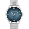 Calvin Klein Orologio con Movimento al Quarzo a Tre Lancette da Uomo Collezione ASCEND con Cinturino in Maglia Metallica in Acciaio Inossidabile Argentato - 25200450, Silver