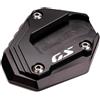 ZEXDDI Adatto per B&MW F800GS F900GS F850GS F750GS ADVENTURE Piastra cavalletto laterale per moto CNC Estensione cavalletto laterale F850 GS Adventure F 750 850 GSA F 900 GS ADV (nero)