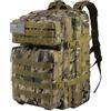 Delgeo Zaino Tattico Militare da 45L,Zaino di Grande Capacità,Impermeabile Pieghevole per Alpinismo,Escursionismo,Campeggio e Viaggi