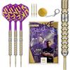 Target Darts Luke Littler Gen 1 Prodigy Freccette con Punta in Acciaio Swiss Point, Freccette al 90% di Tungsteno, 22G/23G/24G | Freccette con Punta in Acciaio Generation 1 Gold, Set di Freccette