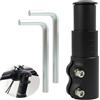 Riybyds Diametro 28.6mm, Adattatore per Aumento Altezza Manubrio Bici, Prolunga Manubrio MTB, Rialzo per Attacco Manubrio, Compatibile MTB e Bici da Strada, Include 2 Chiavi Esagonali, Nero