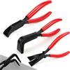 LPZMPZ Set di 3 pinze piegate per lamiera, 0 45 90 gradi, mini pinze per lamiera, larghezza 22 mm, strumento di copertura per tetto per piegatura e levigatura di lamiere