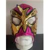 Maschera Da Wrestling Luchador Messicana Farfalla Rosa PINK AND GOLD Adulto