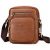 BAIGIO Borsa a Tracolla Borsello Uomo Borse Messenger di Pelle Borse a Spalla da Uomo Vintage Borsa Casual Multifunzione per Lavoro Quotidiano Viaggio