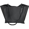 fKiZanthene Borsa a tracolla da donna, grande, nera, con cerniera, impermeabile, in poliuretano, per lavoro, scuola, viaggi, uso quotidiano