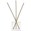 Ingrosso e Risparmio Set Bottigliette Profumatore Vetro 12PZ Vuote con Bastoncini Legno per Profumatore Ambiente Diffusori di Oli Essenziali Casa Bagno Salotto Arredo Decorative (MOD. Quadrato)