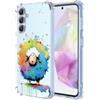 YUXING Cover Trasparente per Samsung Galaxy A26 5G - Custodia Protettiva Sottile in TPU Morbido Antiurto con Carino Motivo Disegno Cool (Sheep)