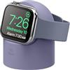 elago Supporto W2 per Caricatore per Tutte le Serie di Apple Watch | Ultra4/Ultra3/Ultra2/Ultra/12/11/10/9/8/7/6/5/4/3/2/1/SE3/SE2/SE1, 49/46/45/44/42/41/40/38mm (Grigio Lavanda)