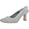 CAPRICE décolleté Slingback da Donna Eleganti Senza Chiusura, Blu (Blue Comb), 39 EU