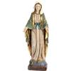 Inmaculada Romero IR Figura Della Vergine Miracolosa 31 Cm. Piedistallo Scultura Medaglie Laterali Raggi