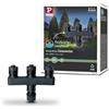 Paulmann 939.29 Sistema di Illuminazione Plug & Shine 3Fach-Verteiler, Nero