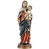 Inmaculada Romero IR Madonna del Rosario Figura religiosa 22 cm. Immagine Resina patrona del Santo Rosario Dettaglio basamento