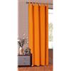 Gardinenbox Tenda Opaca, Tinta Unita, con Passanti, Realizzata in Raso e Microfibra, cod. prod. 20400, Orange, 245 x 140 cm