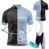 XRLQZH Completo Ciclismo Uomo Estivo per Bici da MTB Bicycle Clothing Suit for Outdoor MTBCycle Riding Biking Riding Sportswear Short Jersey (TYP-13,M)