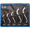 SW-Stahl 01905L Set Chiavi ad Anello S-Type, 5 Pezzi, 10-19 mm | Kit chiavi doppie poligonali curve per officina, acciaio resistente, misure metriche 10, 12, 13, 17 e 19 mm