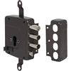 CISA 156167602 Serratura Elettrica da Applicare a Cilindro Europeo, 3 Catenacci, Entrata 60 mm, Aste e Cilindro NON Compresi