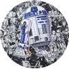 WONDEE Star Wars Tappetino Mouse Rotondo con Disegno Esclusivo a R2D2 e personaggi importanti sullo sfondo, Tappetino per il Mouse Antiscivolo, lavabile e Divertente, Idee Regalo Star Wars Gadget