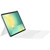 Samsung Book Cover Keyboard Custodia per tablet con tastiera per Galaxy Tab S10 FE+, Bianco