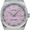 ROLEX Orologio da uomo ROLEX Oyster Perpetual 36 rosa caramella 126000 in acciaio i...