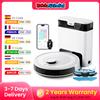 Lefant Robot aspirapolvere Lefant con scopa, autosvuotamento, 6000 Pa, navigazione laser DTOF, evitamento ostacoli PSD, controllo Wi-Fi/Alexa - M2 Pro-White