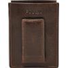 Fossil Derrick Set di portafogli in pelle o poliestere per uomo, L 7 cm x W 1 cm x H 9.5 cm, Marrone cannella