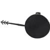 QUARKZMAN Tappo Copri Gancio Traino Posteriore Destra per Paraurti auto Copertura Gancio Traino Tappo Non Verniciato Adatto per Audi A4 Avant B8 2007-2015 No.8K0807441/8K5807441GRU - 1 pezzo