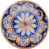 VILLA D'ESTE HOME TIVOLI Scilla Piatto Pizza 33cm Decoro Siciliano Gres