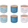 VILLA D'ESTE HOME TIVOLI Victionary Barattolo Set 3 Pezzi Sale Zucchero Caffè 500ml Ceramica