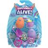 HATCHIMALS Alive, Confezione con Due Uova Che Si schiudono con l'Acqua e Passeggino, Giocattoli per Bambine e Bambini dai 3 Anni in su