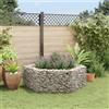 Vidaxl Gabbione Letto Rialzato da Giardino Esagonale 160x140x50 cm