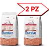 Monge Cane Mini Puppy & Junior Salmone con Riso 7.5 kg PROMO 2 sacchi