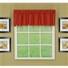 Today's Curtain, Orleans - Tenda smerlata con mantovana, 152 x 30 cm (Larghezza x Lunghezza), Colore: Rosso Mattone