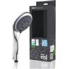 EISL Welly DX6051 - Doccetta doccia regolabile in 5 posizioni, con guarnizione a risparmio d'acqua, attacco universale per tubo doccia, doccetta doccia, cromato
