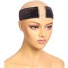 Nexyshe Fascia sottile in velluto per parrucca, elastica e antiscivolo, tiene saldamente parrucche e foulard da donna