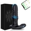 GIFTZS vibratore Vibratore di spinta con controllo APP Per vibratore anale telescopico per prostata giocattolo sessuale per prostata Per uomini