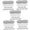 FRCOLOR 5 Set Cuscino Per Alzare Il Sedile Del Wc Bagno Coperchio Del Water Bathroom Accessories Tappetini Igienici Rialzo Sedili Wc Imbottiture Imbottite Per Sedile Wc Abs 8 Pezzi * 5