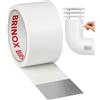 Brinox B61400B - Nastro adesivo in alluminio, colore: Bianco