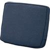 Classic Accessories - Cuscino posteriore Montlake in schiuma e fodera antiscivolo, Heather Indigo, 19 wide x 20 high x 4 thick