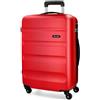ROLL ROAD Valigia Grande Rigida ROLL ROAD Flex Rossa
