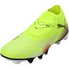PUMA Future 8 Match FG/AG, Scarpe da Calcio Unisex-Adulto, Yellow Alert Black-Sun Struck, 46 EU