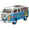 Revell 07050 - Modellino Auto 1: 24 - Volkswagen VW T1 Bulli Samba Bus Flower Power in Scala 1: 24, Level 5, orgin nachbildung ricche di alghe con Molti Dettagli -