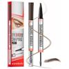 Netinpeater Matita per sopracciglia Microblading Impermeabile, Penna per sopracciglia durata 24 ore, Brow gel Inclusa, Penna sopracciglia effetto pelo, Marrone scuro