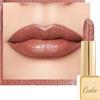 OULAC Rossetto Opaco Finitura Metallica, Matte Rossetti Cannella Glitterato Idratazione e Lucentezza a Lunga Durata per le Labbra, Texture Fine Colore Intenso, 4,3g (GM03) Deep down