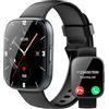 Puqo Smartwatch Uomo Donna, Nuovo 1,95'' Orologio Smartwatch Effettua/Risposta Chiamate, 112 Modalità Sportive Fitness Tracker con Contapassi/Sonno/Cardiofrequenzimetro, IP68 Smart Watch per Android iOS