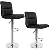 TecTake Sgabelli da bar moderni sgabello design cucina sedia regolabile - modelli differenti - (2x "Tony" | no. 401559)