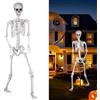SIFOEL 240cm Halloween scheletro pieno corpo all'aperto cortile scheletro con giunti mobili realistico ossa umane poseable Scheletro per Halloween partito prato prop